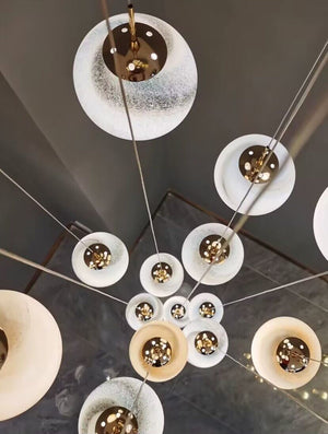 Nordic Planet Creative Long Pendant Chandelier For Staircase/Foyer/High-ceiling Hallway - view 20