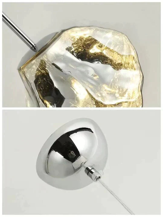 Modern Rock Glass Special Shape Pendant Lighting, chandelier - view 18