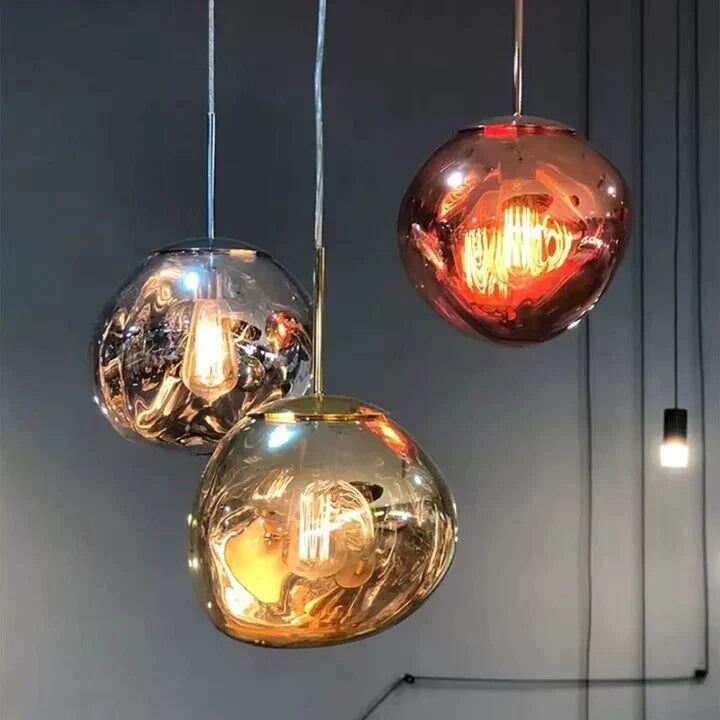 Modern Rock Glass Special Shape Pendant Lighting, chandelier - view 6