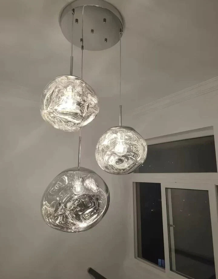 Modern Rock Glass Special Shape Pendant Lighting, chandelier - view 11