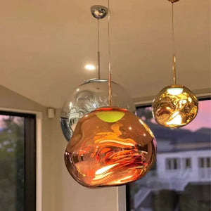Modern Rock Glass Special Shape Pendant Lighting, chandelier - view 7