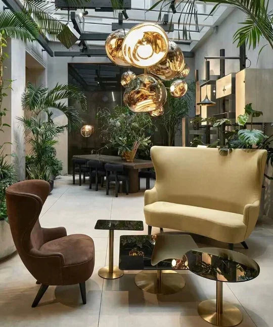 Modern Rock Glass Special Shape Pendant Lighting, chandelier - view 10