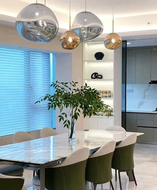 Modern Rock Glass Special Shape Pendant Lighting, chandelier - view 15