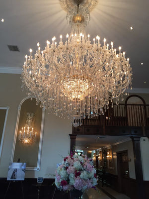 Extra Large Classic Traditional Crystal Chandelier 60/72/90 Lights for Hotel, Showroom, Foyer , Wedding Hall,Coffee Shop - view 2