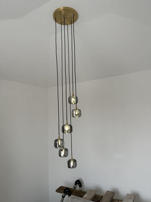 Post-modern Extra-long Pendant Light Fixtures for Staircase/High-ceiling Space/Foyer, chandelier - view 6