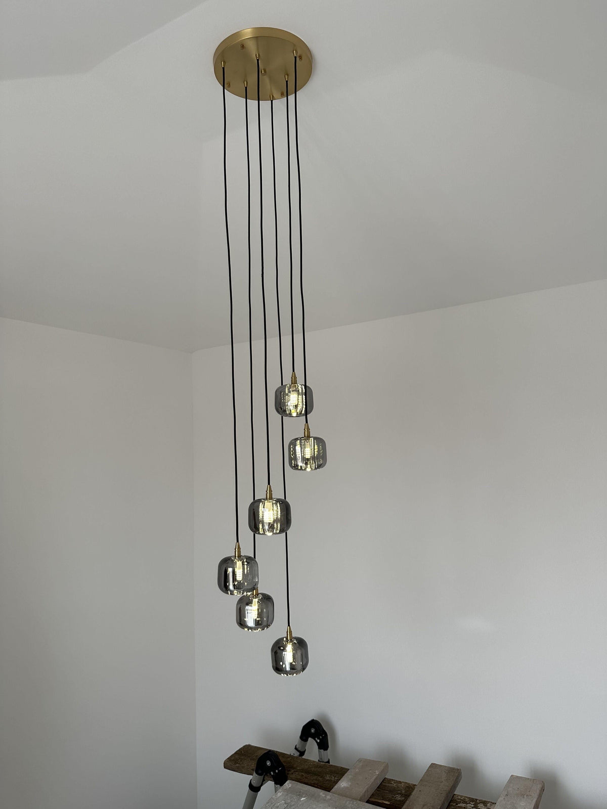 Post-modern Extra-long Pendant Light Fixtures for Staircase/High-ceiling Space/Foyer, chandelier - view 6