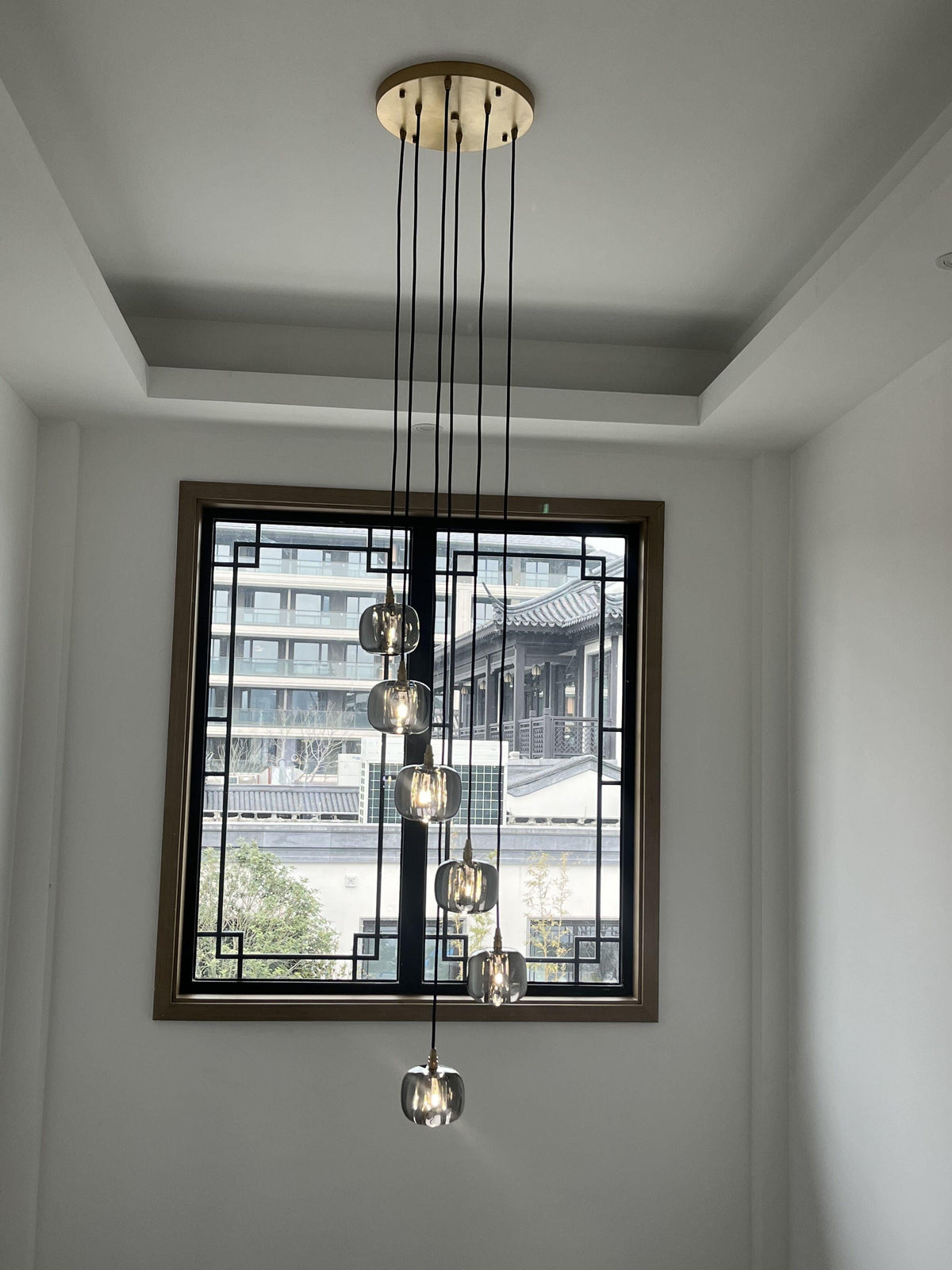 Post-modern Extra-long Pendant Light Fixtures for Staircase/High-ceiling Space/Foyer, chandelier - view 3