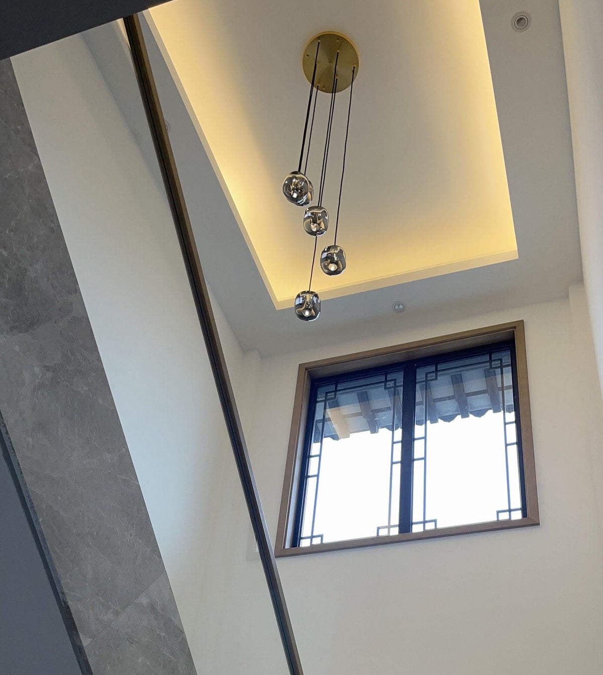 Post-modern Extra-long Pendant Light Fixtures for Staircase/High-ceiling Space/Foyer, chandelier - view 4