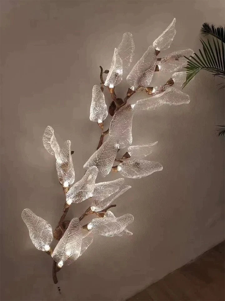 Creative Bionic Resin Leaves Chandelier for Living Room/Dining Room/Staircase - view 2