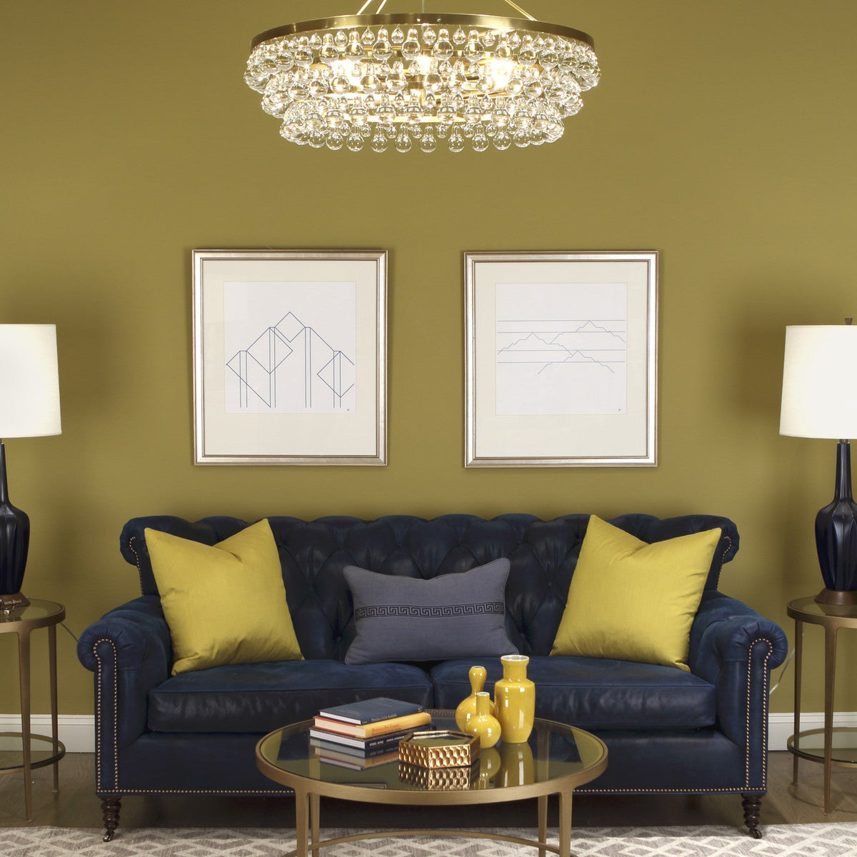 Bolzano Large Chandelier 35''W, crystal - view 4