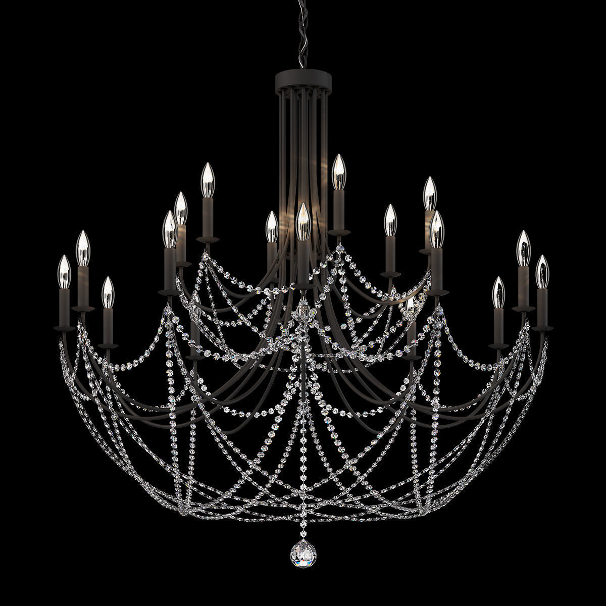 Verdan Half Circle Chandelier 43" - view 3