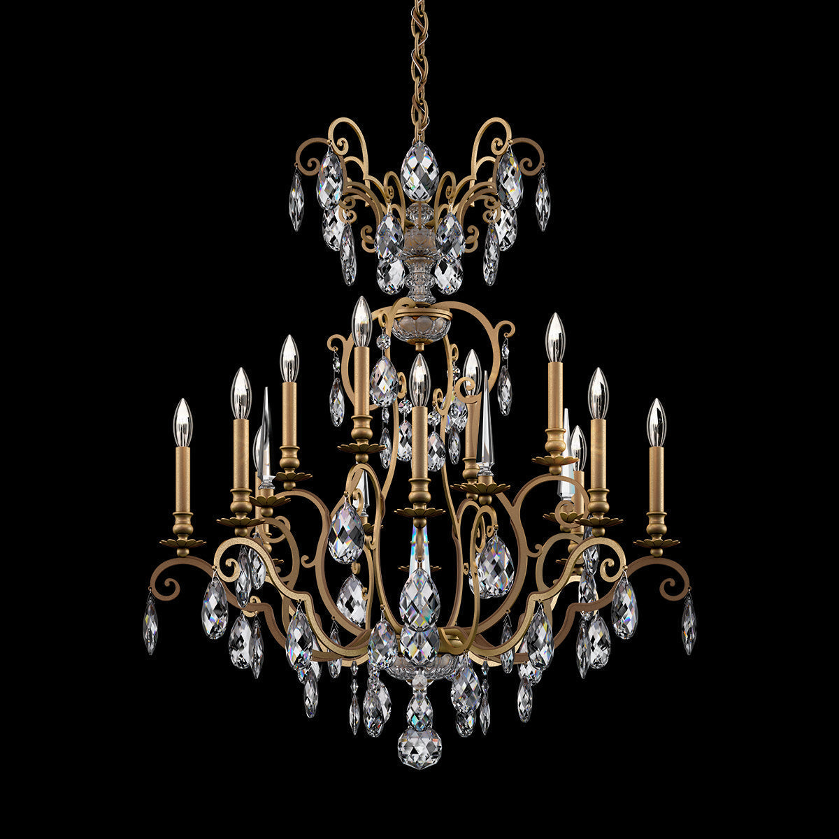 Renaissance Nouveau Chandelier 32" - view 2