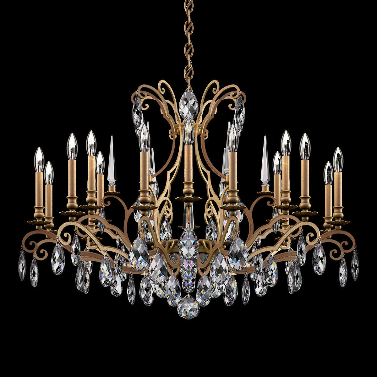 Renaissance Nouveau Chandelier 40" - view 2