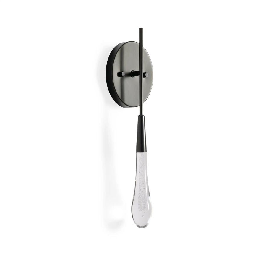 Raindrop Glass Solitaire Wall Sconces - view 7