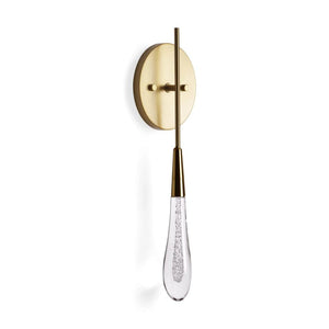 Raindrop Glass Solitaire Wall Sconces - view 6