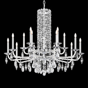 Siena Short Column Crystal Chandelier 41" - view 5