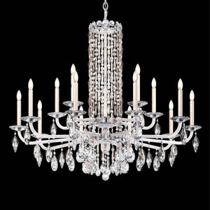 Siena Short Column Crystal Chandelier 41" - view 7