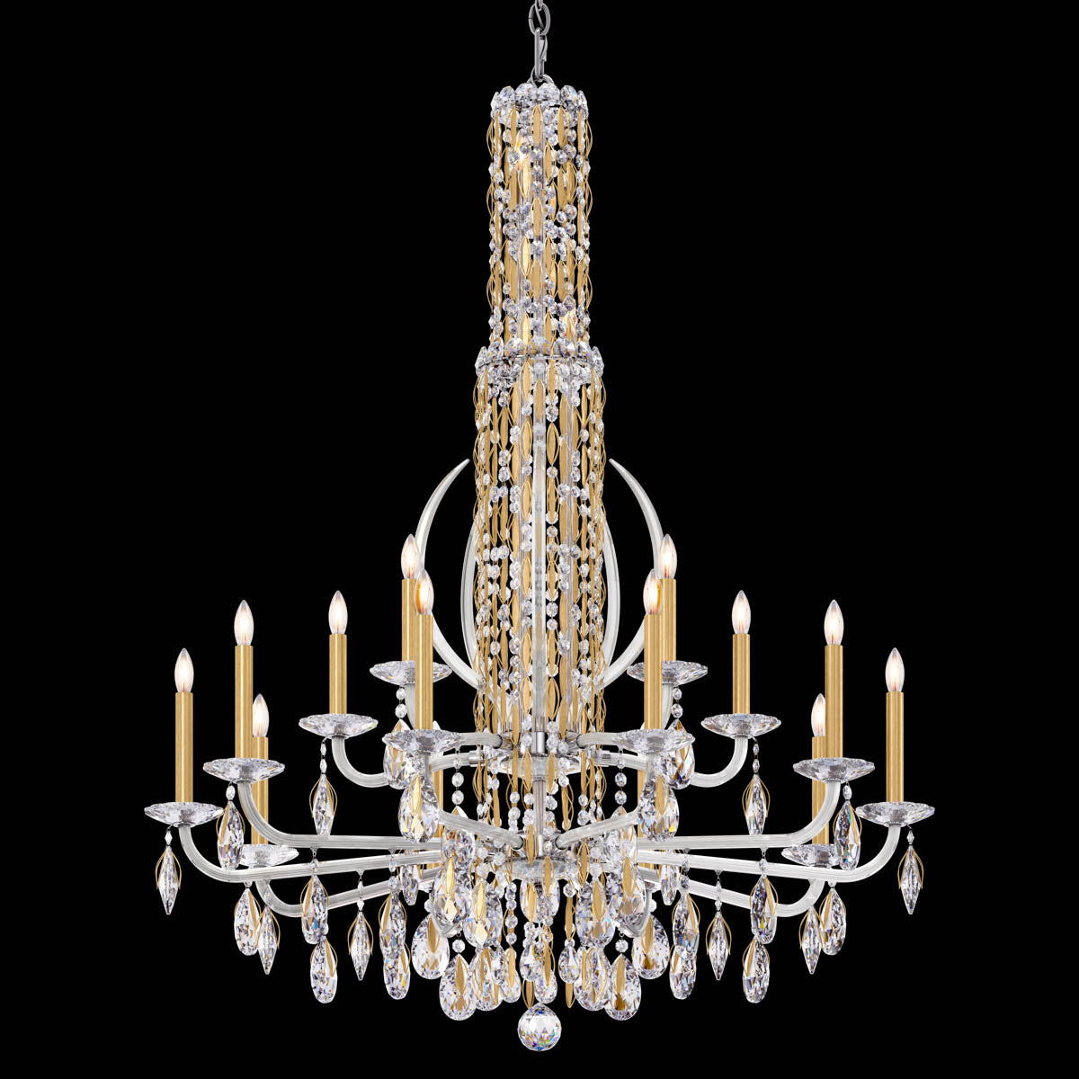 Siena Crystal Chandelier 40" - view 2
