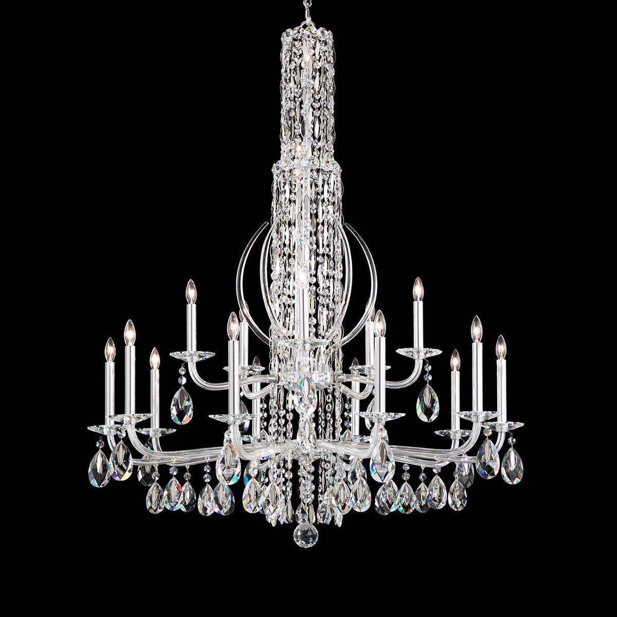 Siena Crystal Chandelier 40" - view 4