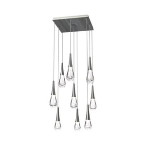 Water Drop LED Square Chandelier - view 11