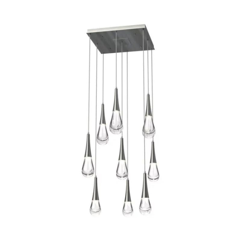 Water Drop LED Square Chandelier - view 11