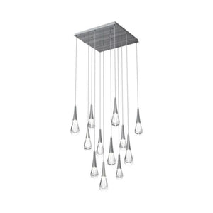 Water Drop LED Square Chandelier - view 3