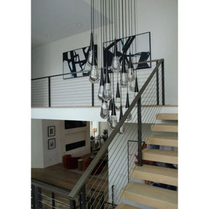 Water Drop LED Square Chandelier - view 6