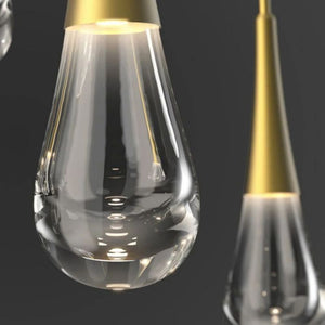 Water Drop Glass Linear Chandelier - view 10