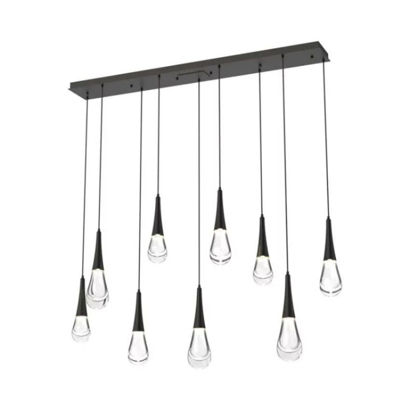 Water Drop Glass Linear Chandelier - view 8