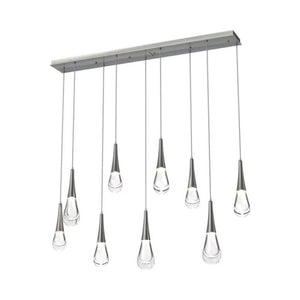 Water Drop Glass Linear Chandelier - view 9