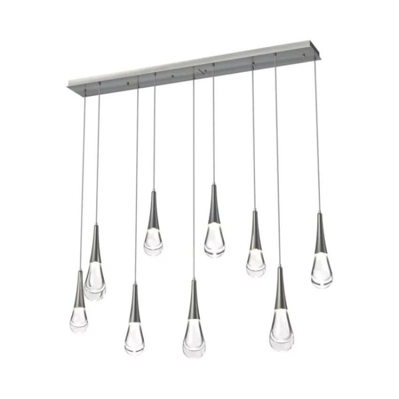 Water Drop Glass Linear Chandelier - view 9