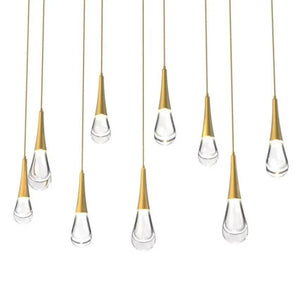 Water Drop Glass Linear Chandelier - view 6