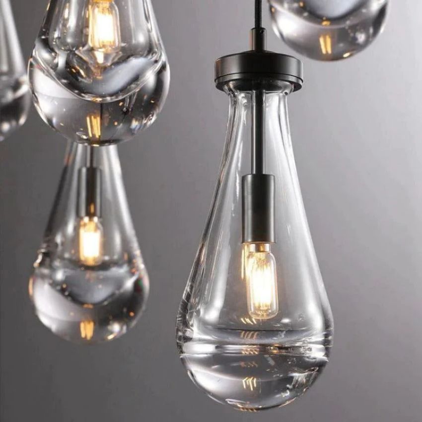 Raindrops Round Chandelier 36" - view 6