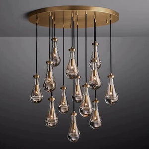 Raindrops Round Chandelier 36" - view 3