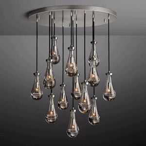 Raindrops Round Chandelier 36" - view 4