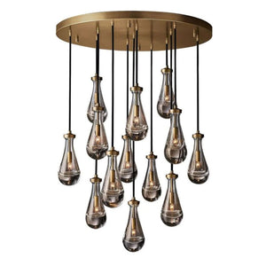 Raindrops Round Chandelier 36" - view 9