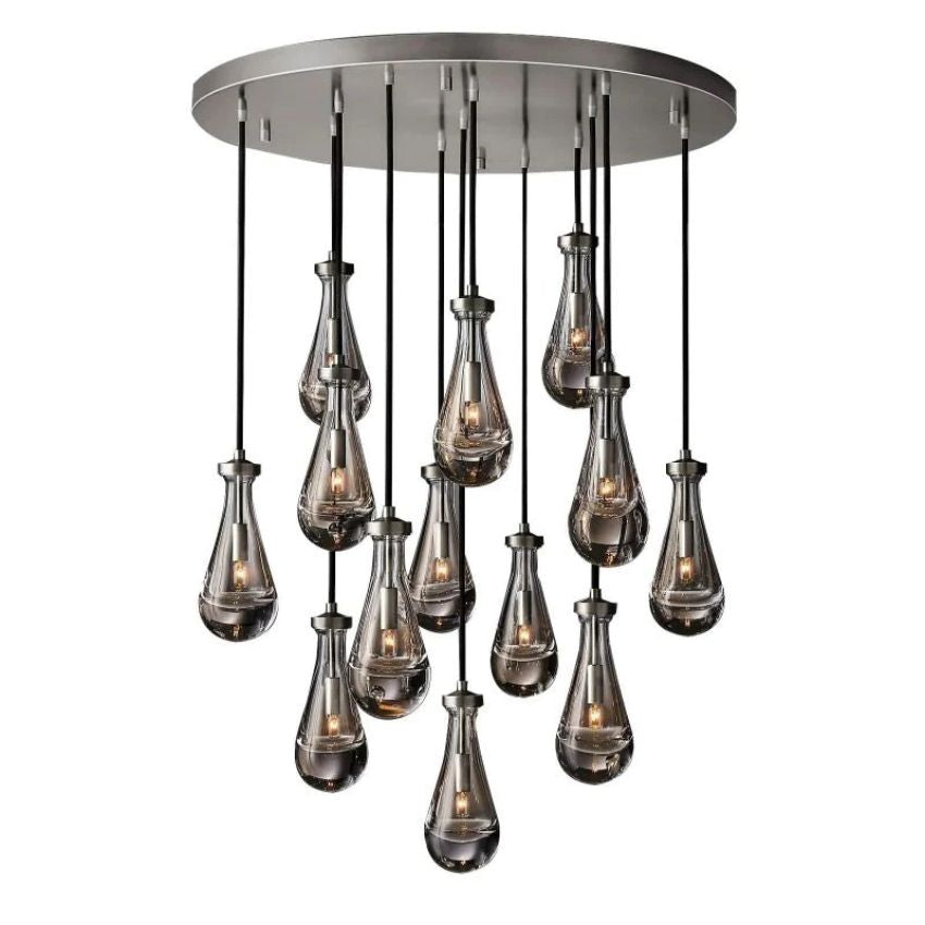 Raindrops Round Chandelier 36" - view 11