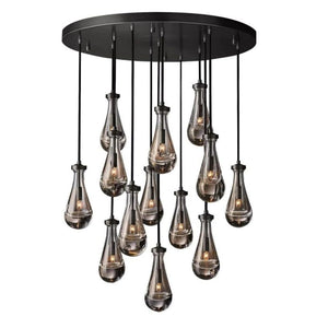 Raindrops Round Chandelier 36" - view 10