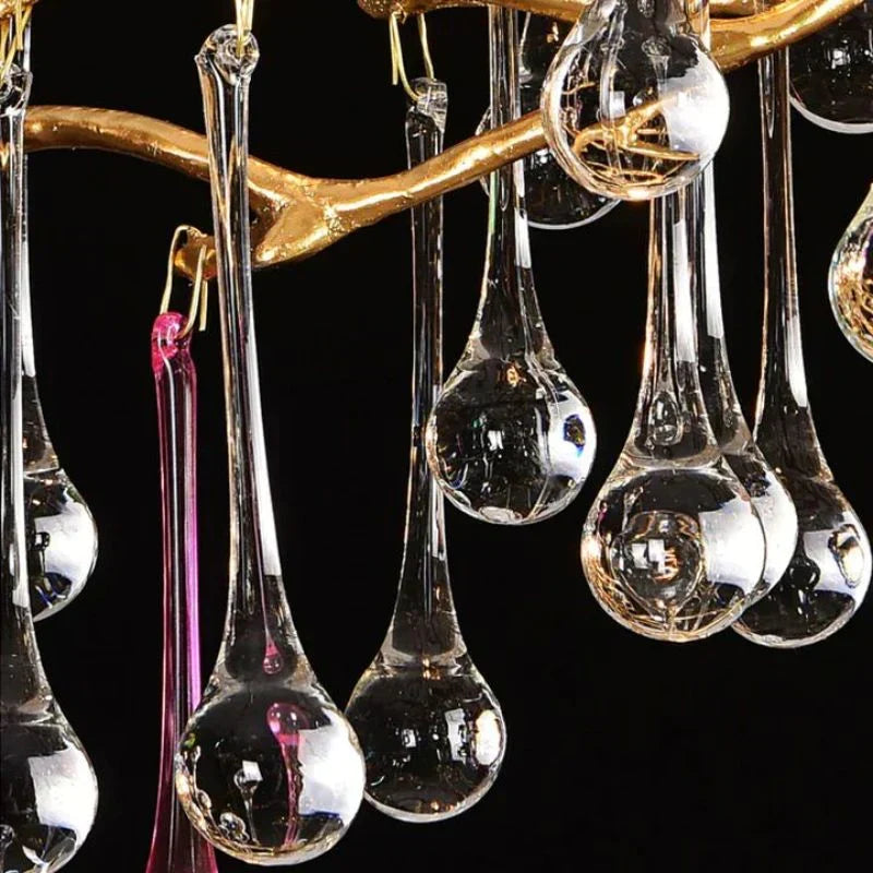 Ran Colorful Crystal Dining Branch Chandelier - view 7