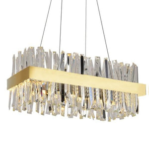 Wave Rectangular Crystal Chandelier - view 5