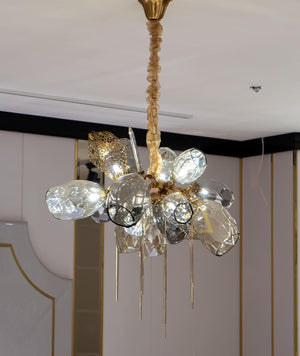 Modern Wine Glass Shape Chandelier Italian Light Luxury Light Fixture for Dining Room/Living Room - view 16