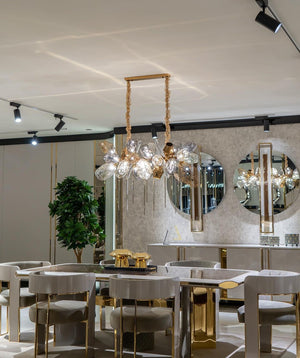Modern Wine Glass Shape Chandelier Italian Light Luxury Light Fixture for Dining Room/Living Room - view 20