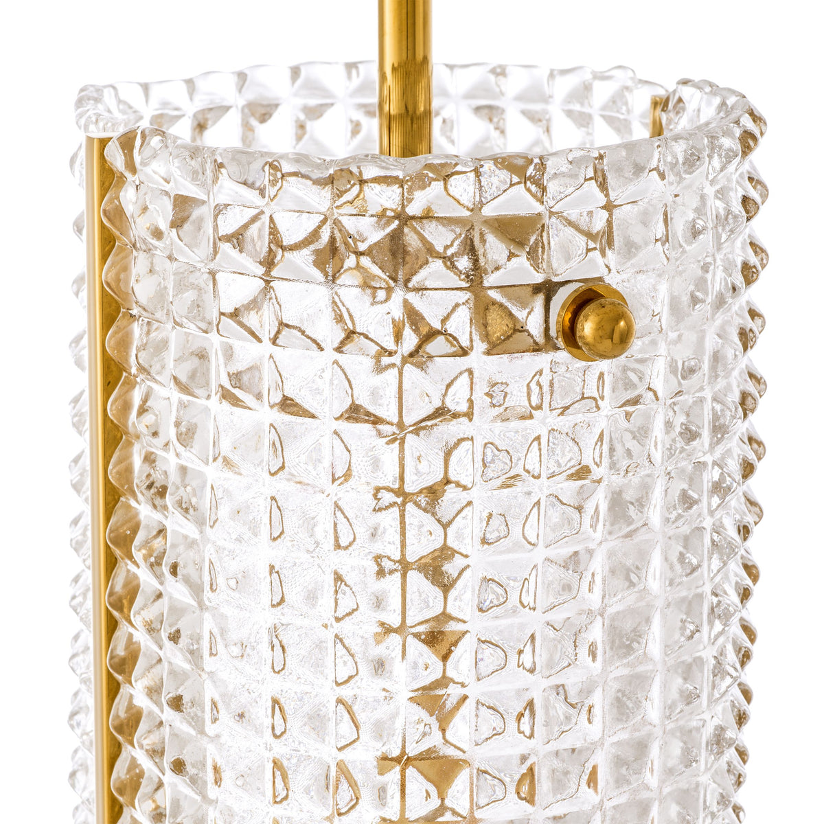 Reflecto Modern Glass Chandelier - Gold - view 4