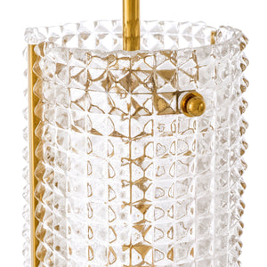 Reflecto Modern Glass Chandelier - Gold - view 4