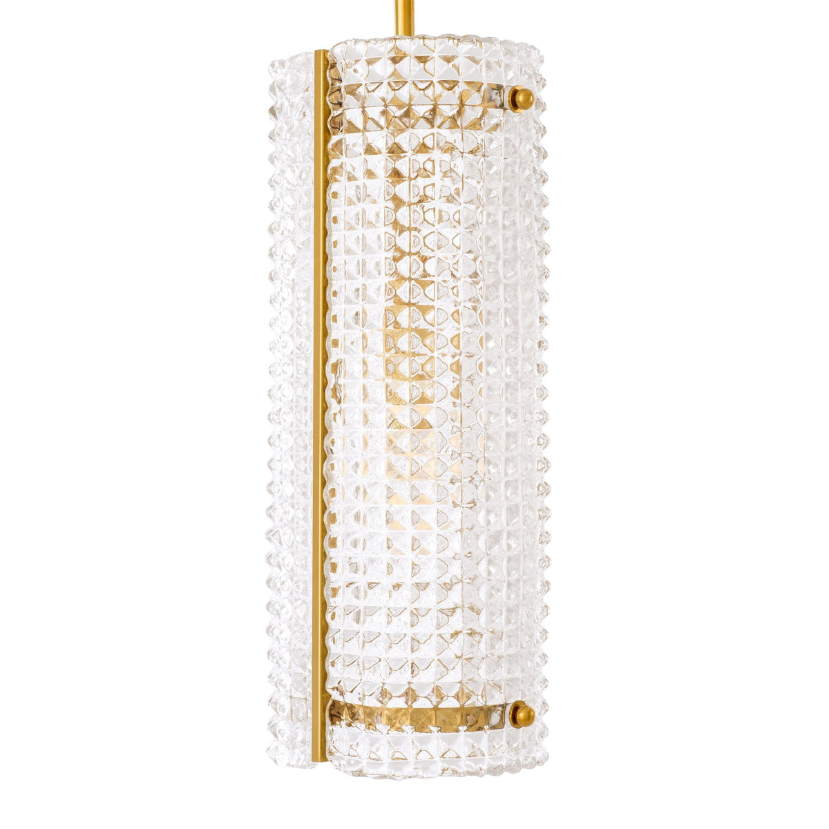 Reflecto Modern Glass Chandelier - Gold - view 3