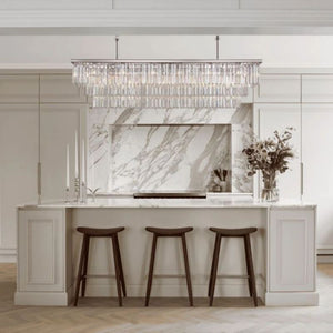 Rhea 3-Tier Rectangular Crystal Chandelier, three-tier - view 5