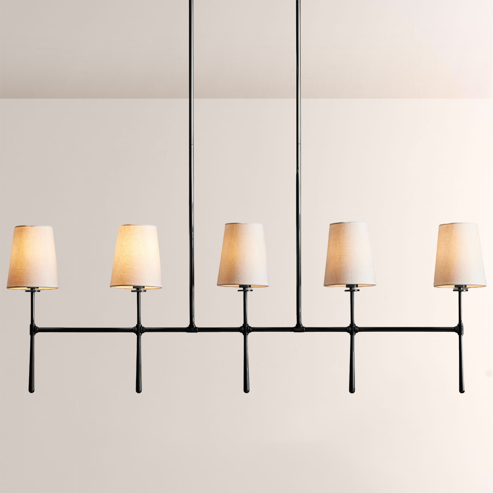 Rhodes Linear Chandelier 5 / 6 Light - view 2