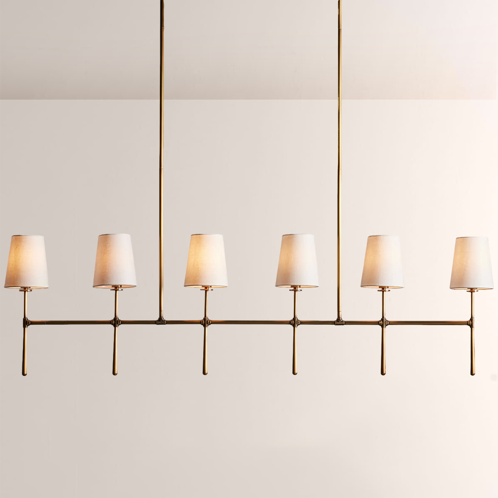 Rhodes Linear Chandelier 5 / 6 Light - view 3