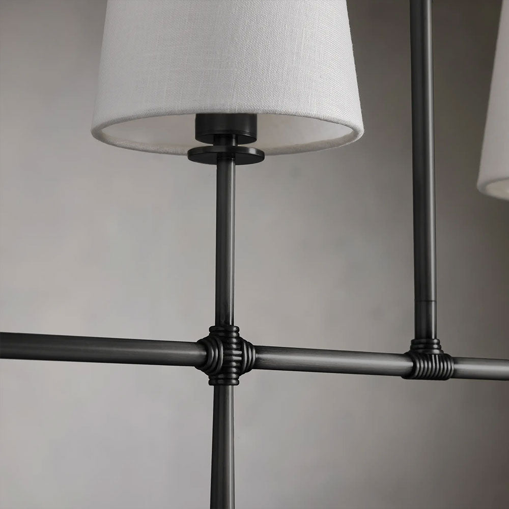 Rhodes Linear Chandelier 5 / 6 Light - view 9