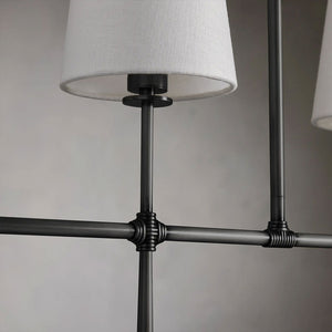 Rhodes Linear Chandelier 5 / 6 Light - view 9